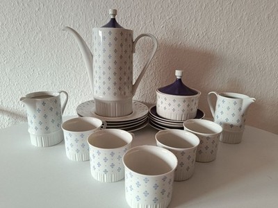   Kahla Porzellan Kaffeeservice Vintage   19-teilig   Rarität aus DDR