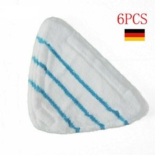 6x Für CLEANmaxx Ersatz Dampfbesen Premium Mikrofaser Bodentuch Dreiecksfuß