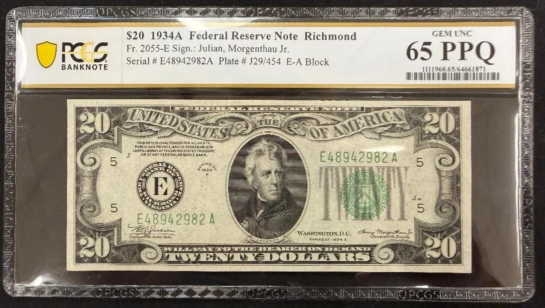 $20 US Federal Reserve Small Notes for sale | eBay