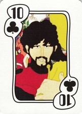 The Beatles George Harrison 10 of Clubs Yellow Submarine Card