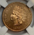 1879 Indian Cent Proof NGC PF64RB Nearly Full Red Exact Coin Imaged