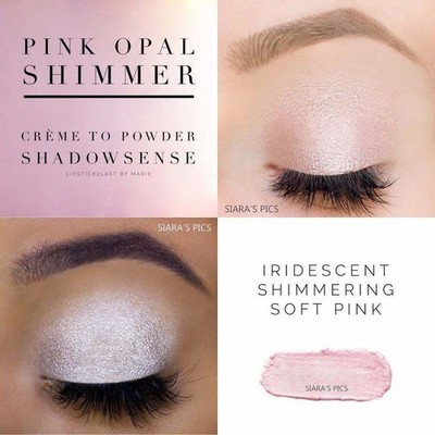Pink Opal Shimmer ShadowSense by SeneGence iridescent shimmering soft pink. New