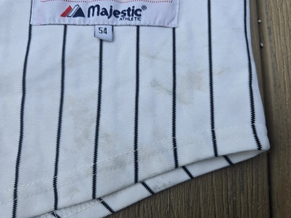 Mickey Mantle #7 New York Yankees Pin Stripe Jersey Size 54 - Image 3 of 4