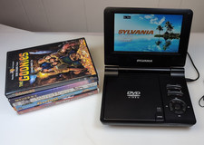 Sylvania SDVD7014 Black 7" Portable DVD Player W/ 5 DVD Movies