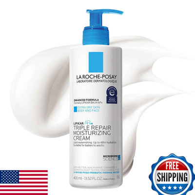 La Roche-Posay Lipikar AP+ Moisturizing Cream Face Body Shea Butter Niacinamide