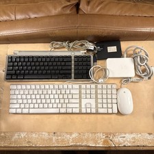 LOT 2 Apple Keyboards Mouse 90W Adapter Passport for Mac M2452 A1048 A1152 A1097