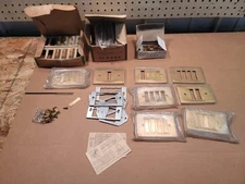 Lot Of Mid Century MCM Remcon Hi-Fashion Switches Amprobe Instrument Corp GOLD