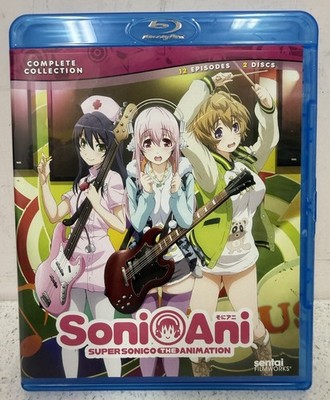 Soni-Ani Super Sonico The Animation Blu-ray Anime Sentai RARE OOP