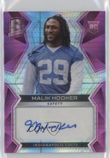 2017 Panini Spectra Rookie Neon Pink Prizm 13/15 Malik Hooker #190 Auto 0pm