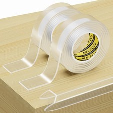 2Pack Clear Edge Protector Strip, 0.8in x 2 Pack x x 3.28FT,