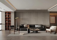 8x High-quality PVC Wall Panels  Wood Effect Interior Cladding 240x30x1cm