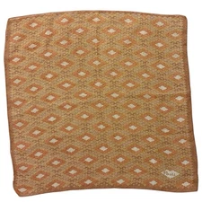 Vintage Signed Paoli Silk Square Scarf Japanese Cloud Motif 21”x21”