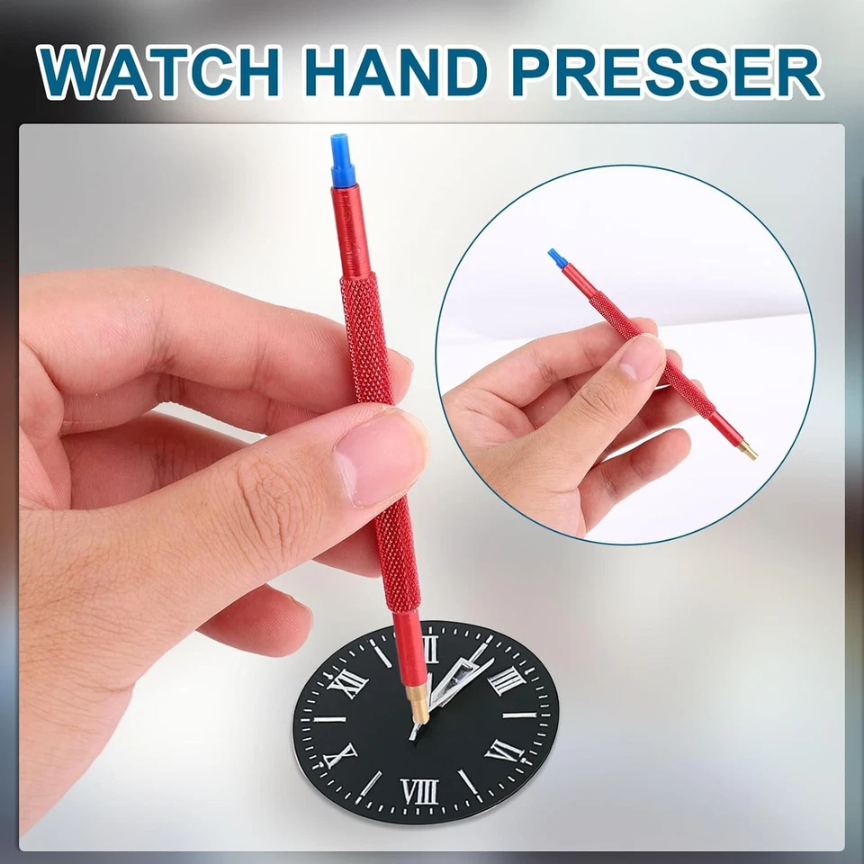 BOXOB 5pcs Outils de Retrait à Main de Montre, Kit d'Outils de Réparation Horlogers...  - Photo 4/4