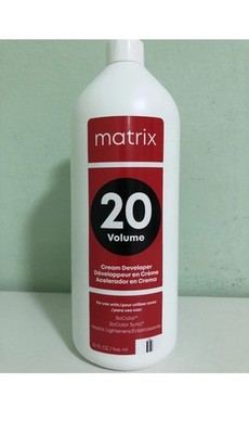 Matrix 20 volume cream developer 32 oz  for Socolor Logics Light Reactions