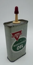 VTG CONOCO 4oz Sewing Machine / Household Oiler, Handy Spout CONTINENTAL OIL Co