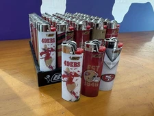 BIC Lighters San Francisco 49ers NFL Football 50+3 ONLY ONE ON EBAY!