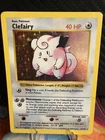 1999 Pokemon Base Set Clefairy Holo #5/102 WOTC Vintage Pokemon Card LP