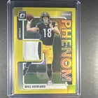 2025 Donruss Optic Will Howard Neon Yellow (RAW)