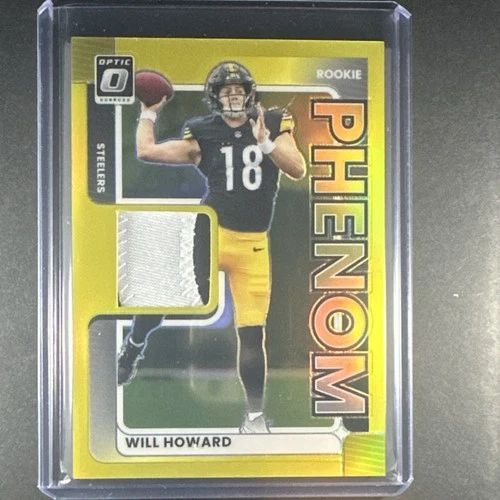 2025 Donruss Optic Will Howard Neon Yellow (RAW)