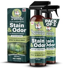 Pet Stain and Odor Remover - Super Concentrated Pet Odor Eliminator - No Scru...
