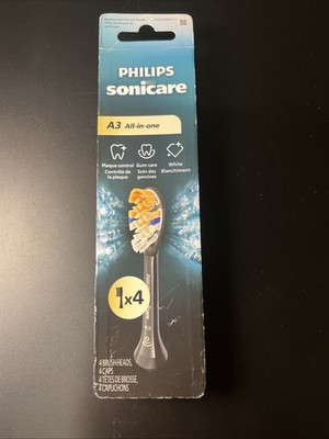 Philips Sonicare A3 Premium All-in-One Replacement Toothbrush Head HX9094/95 BLK