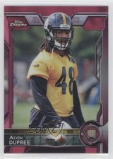 2015 Topps Chrome Rookies BCA Pink Refractor 392/399 Bud Dupree Alvin #157 1s8