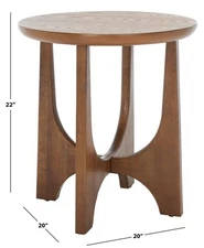 Safavieh SASHA WOOD ACCENT TABLE, Reduced Price 2172771120 SFV2129C