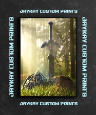 Master Sword Legend of Zelda Poster Print - No Frame
