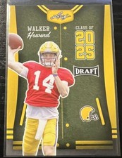 2023 Leaf Draft Class of 2025 Gold #86 Walker Howard LSU/OLE MISS