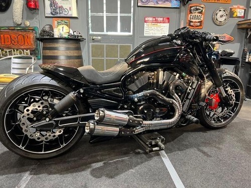 Custom Exhaust 2 into 2 Fits for Harley V-ROD VRSCA/VRSCB/NIGHT ROD/ MUSCLE - Bild 13 von 13