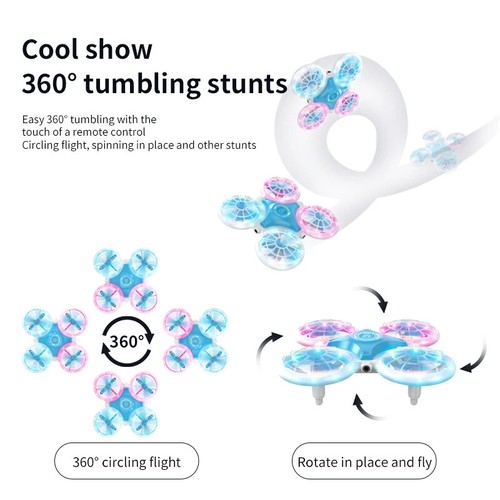 Mini Drone Flash 3D Flip 2.4G 4CH Remote Control Altitude Hold Rc Aircraft Toy - 第 4/23 張圖片