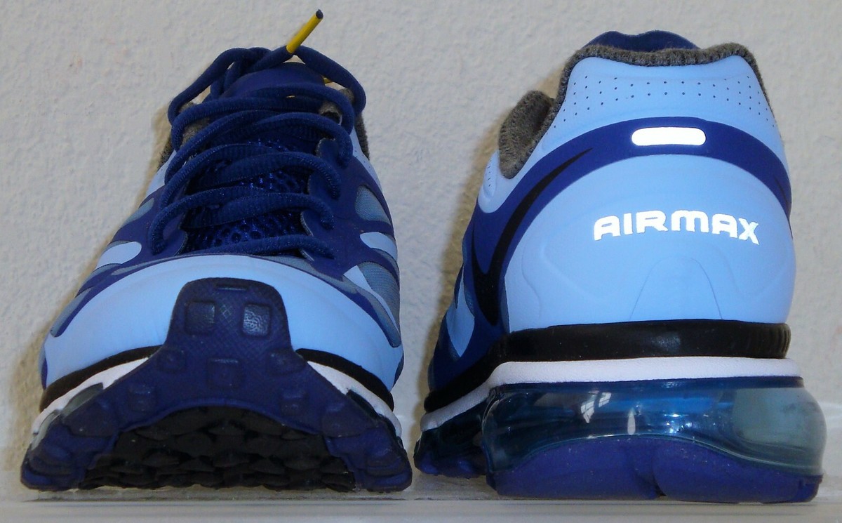 New Nike Air Max 2012 LAF Blue Royal Maize Mens US Size 8.5 US 42 EUR Livestrong Nike Livestrong x Air Max+ 2012 Prism Blue for Sale  main image 2