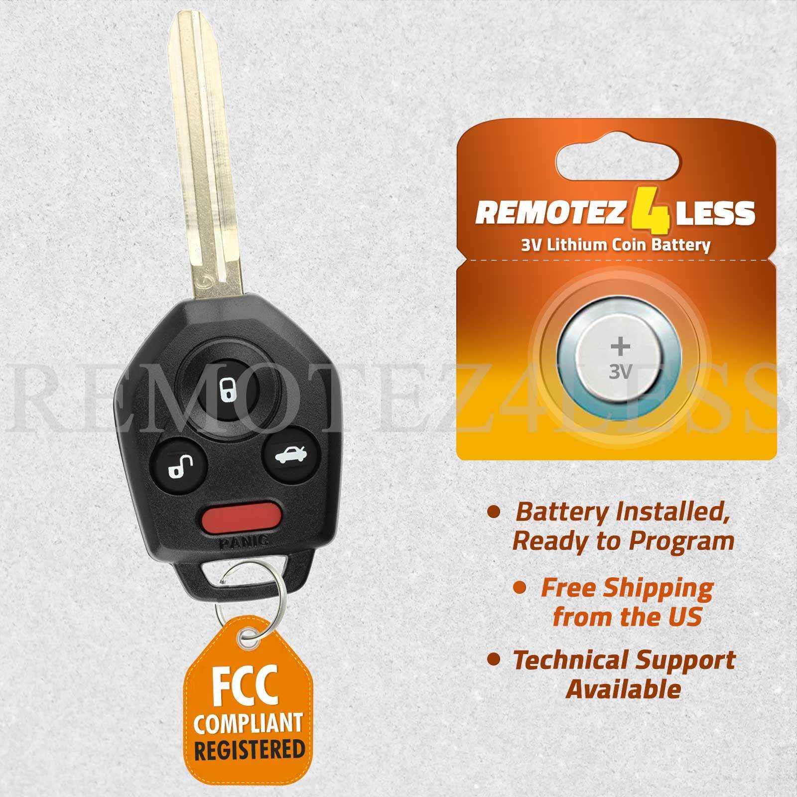 Keyless Entry Remote for 2012 2013 2014 2015 2016 2017 Subaru 