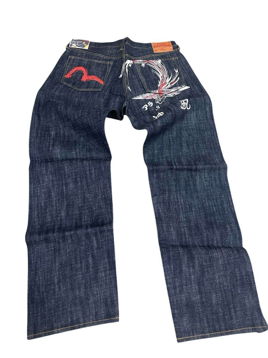 vintage evisu jeans Made In Japan Size 44 And Size 38 vintage evisu jeans Made In Japan Size 44 And Size 38