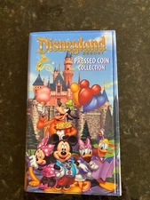 Disneyland Resort elongated souvenir penny coin PRESSED COLLECTION CASE book
