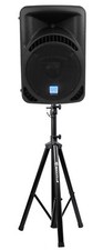 Rockville RPG12BT 12" Powered 800W DJ PA Speaker BlueTooth,Wireless Link  Stand