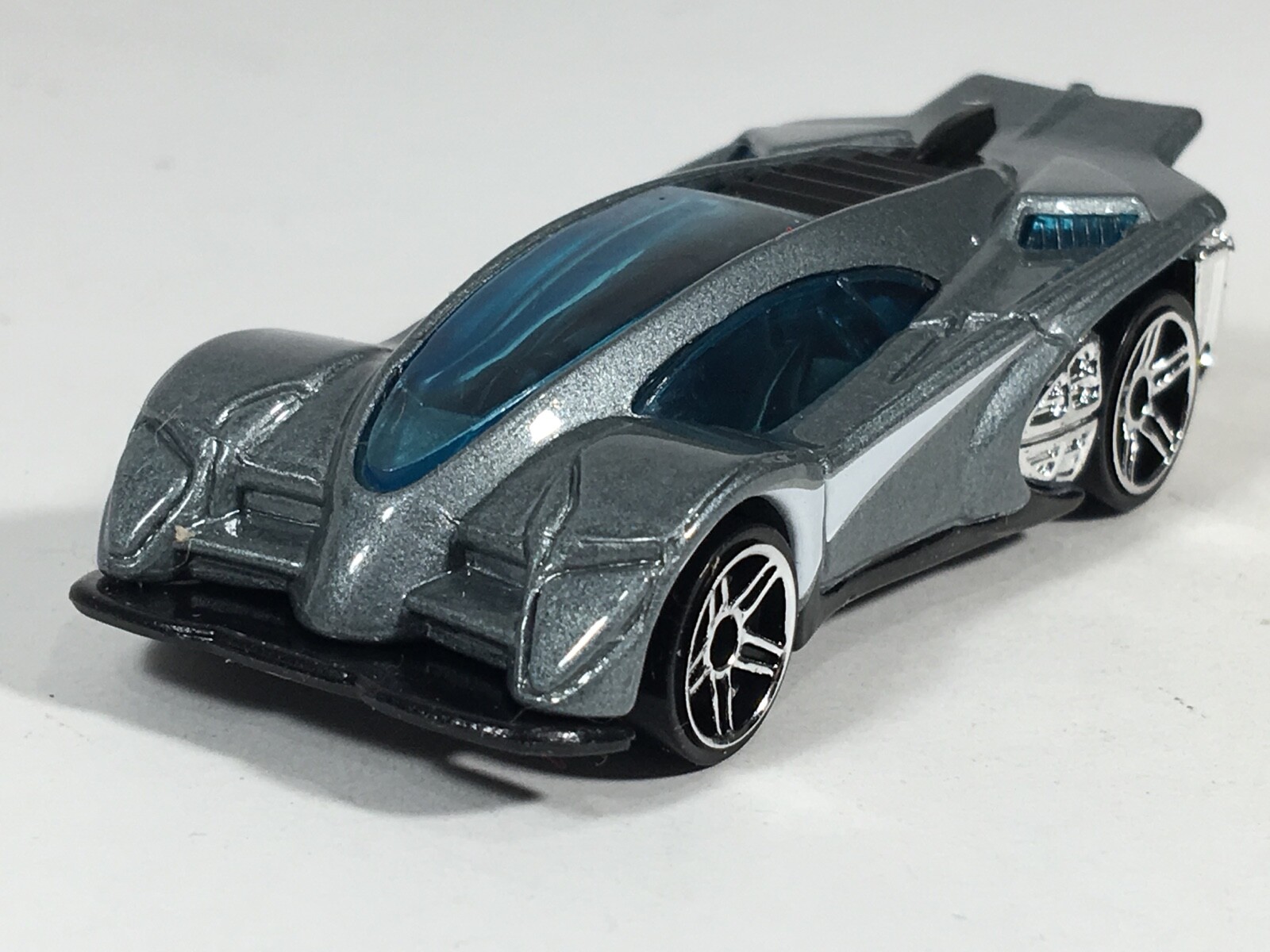 Hot Wheels 2007 Side Draft Metalflake Dark Gray Mystery Cars Malaysia Loose #2