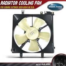 Radiator Cooling Fan with Shroud Assembly for Subaru Outback 2001-2004 H6 3.0L