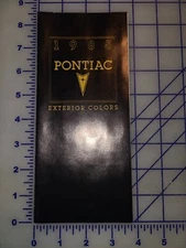 1985 Pontiac Exterior Colors Chip Brochure Firebird Trans Am 