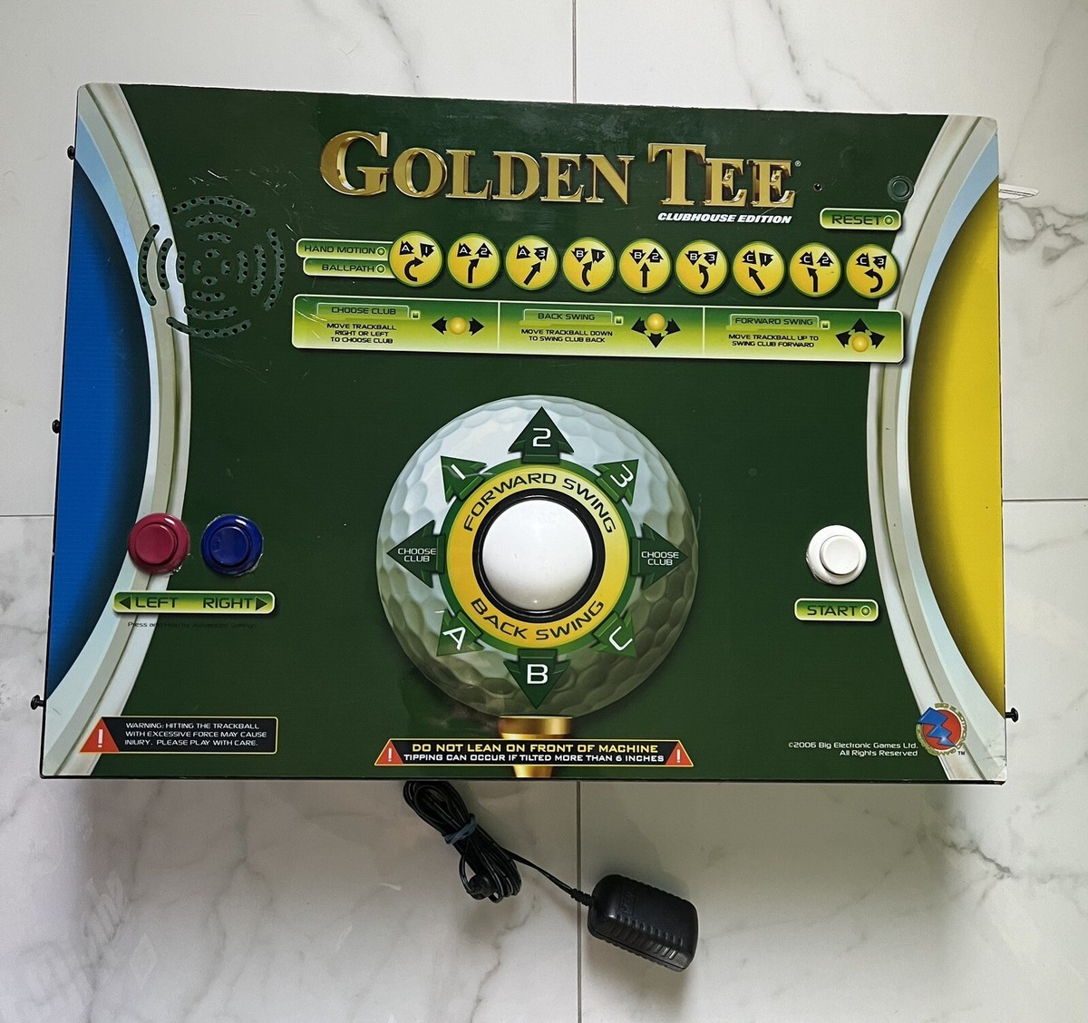 レア golden tee テレビゲーム Golden Tee Clubhouse Edition Arcade Game Big Electronic Read