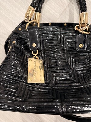 Authentic Gianni Versace Couture Large Borsa Shoulder Bag Black | eBay