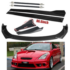 Carbon Fiber Front Bumper Spoilerside Skirtrear Lips For Toyota Celica 01-05