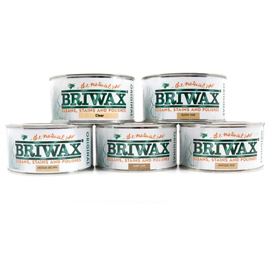 Briwax Original Wachspolitur 200g - neue Größe für kleinere Arbeiten - Das natürliche Wachs.