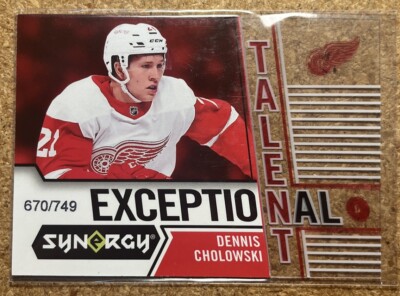 2018-19 Upper Deck Synergy Exceptional Talent Dennis Cholowski 670/749 #ET-7