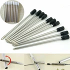 (10 Pack) Ballpoint Pen Refills for Cross Pens Medium Fine Point Black/Blue Ink