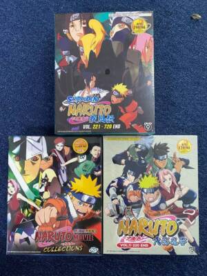 DVD Naruto Shippuden Episode 1-720End + Movie Anime Complete Series English DHL