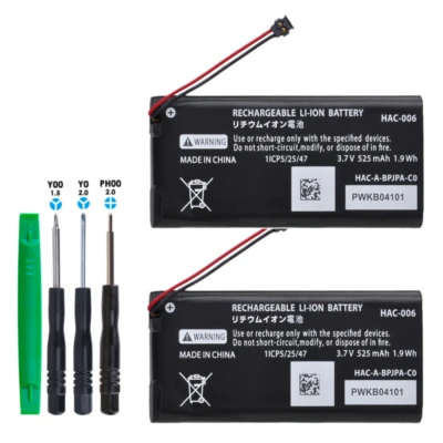 MARKENLOS NS Joy-Con Batería HAC-006 HAC-015/016+Kit de Herramientas para Nintendo Switch