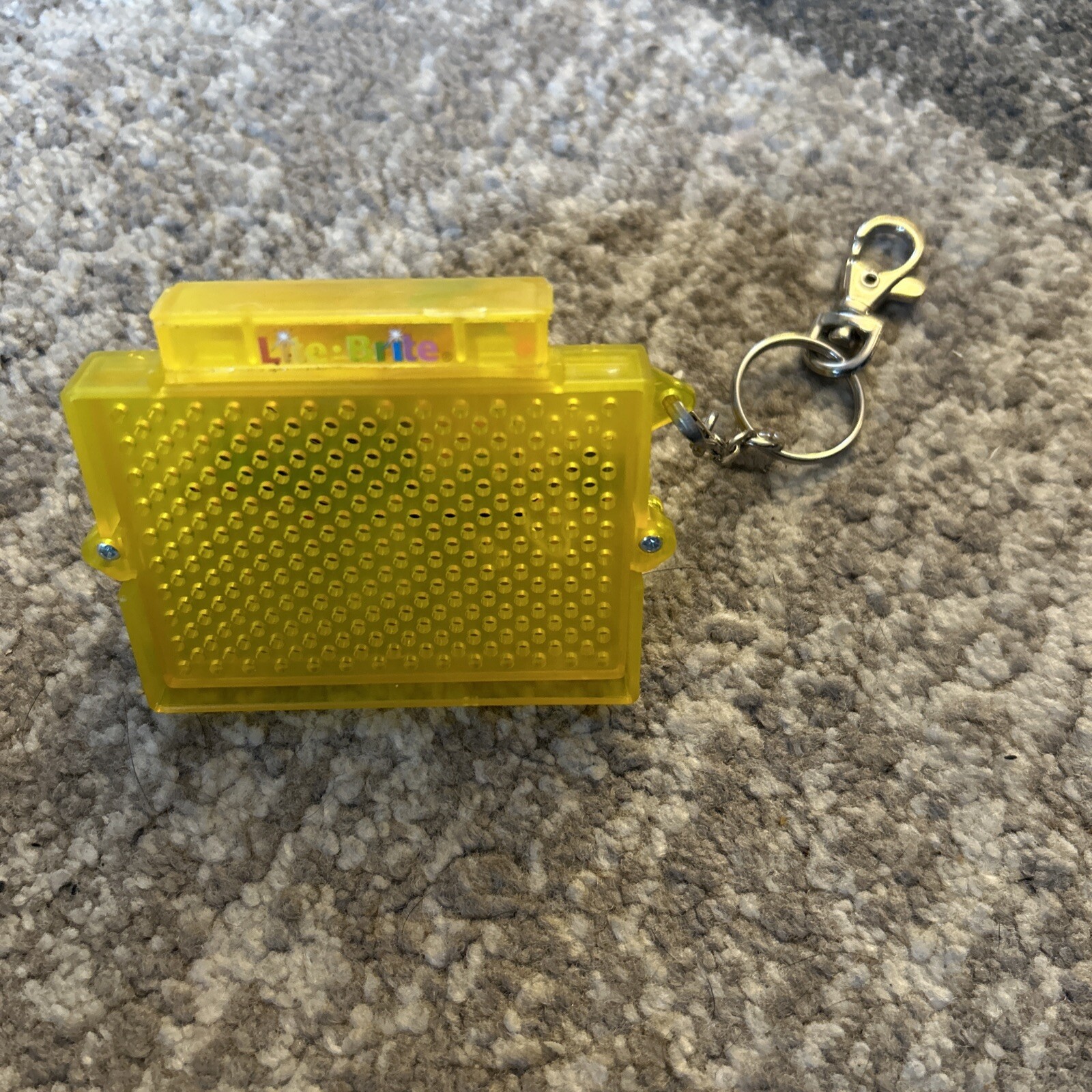Vintage 1999 Lite Brite Keychain Working! Travel Game