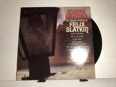 NICE NM Felix Slatkin Seasons Greetings SUM-1141 LP 12in Vinyl Record Album