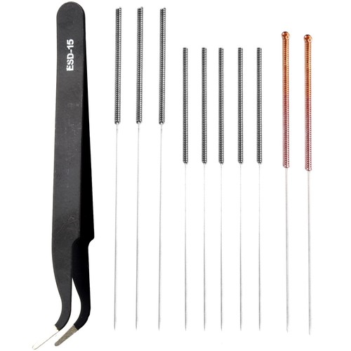 Reinigungsnadel Set f��r 3D-Drucker D��se 10 Stck. 0 205 mm + 1 St��ck Pinzette - Afbeelding 8 van 11